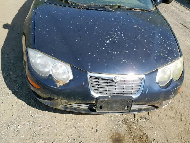 2C3AE66G92H122324 - 2002 CHRYSLER 300M BLUE photo 7