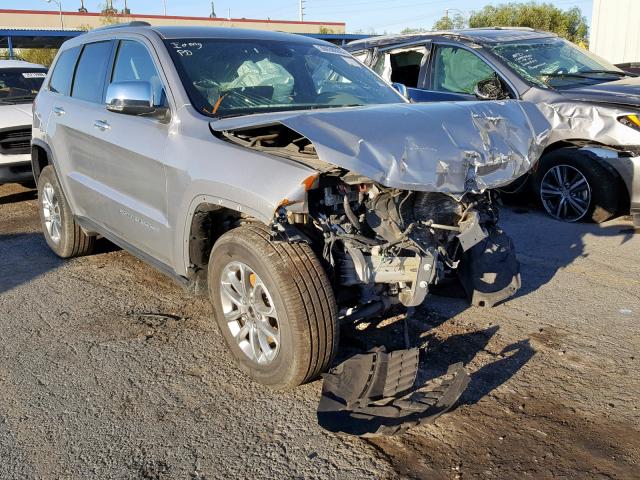 1C4RJFBG2GC307664 - 2016 JEEP GRAND CHER GRAY photo 1