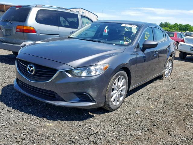 JM1GJ1U56G1405680 - 2016 MAZDA 6 SPORT GRAY photo 2