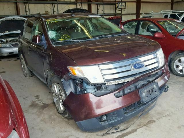 2FMDK4JC2ABB17389 - 2010 FORD EDGE SEL BROWN photo 1