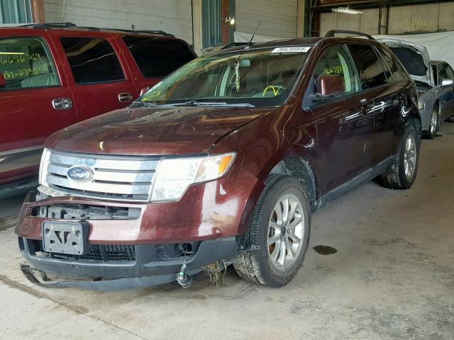 2FMDK4JC2ABB17389 - 2010 FORD EDGE SEL BROWN photo 2