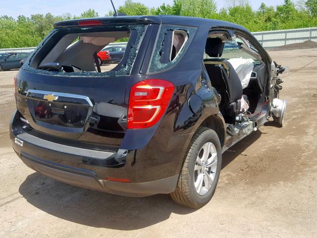 2GNALBEK0H1526704 - 2017 CHEVROLET EQUINOX LS BLACK photo 4