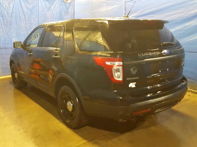 1FM5K8AR6EGA60029 - 2014 FORD EXPLORER P BLACK photo 3