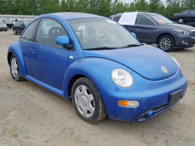 3VWCA21C3YM418475 - 2000 VOLKSWAGEN NEW BEETLE ლურჯი ფოტო 1