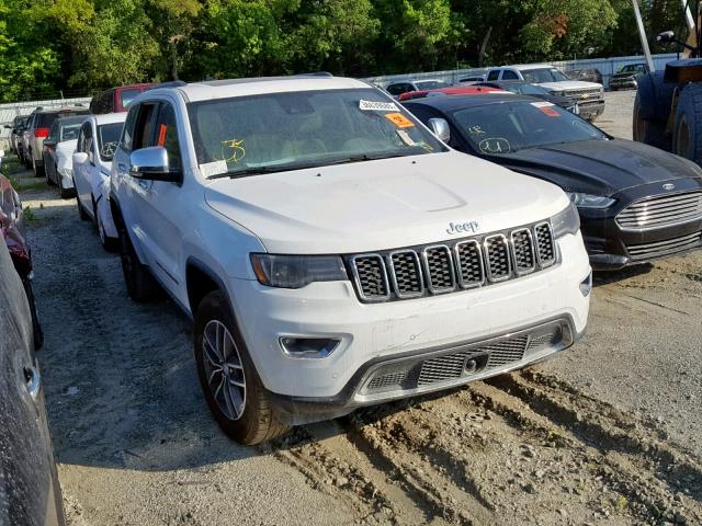 1C4RJEBG9JC344664 - 2018 JEEP GRAND CHER WHITE photo 1