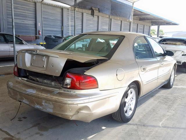 1MEFM53U91G621156 - 2001 MERCURY SABLE LS GOLD photo 4