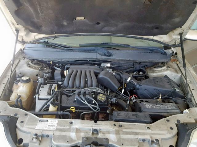 1MEFM53U91G621156 - 2001 MERCURY SABLE LS GOLD photo 7