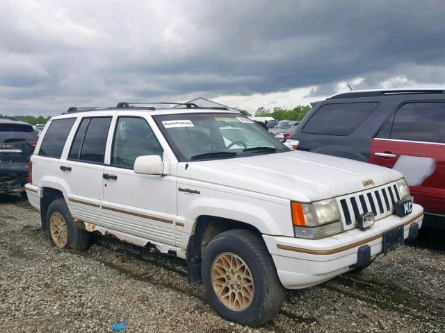 1J4GZ78S0SC545257 - 1995 JEEP GRAND CHER WHITE photo 1