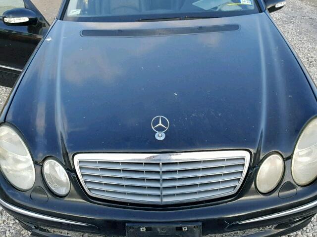 WDBUF82J15X176220 - 2005 MERCEDES-BENZ E 320 4MAT BLACK photo 7