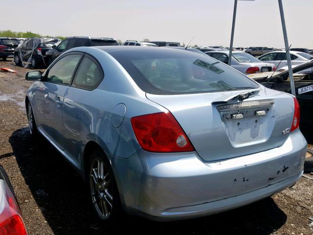 JTKDE167350048718 - 2005 TOYOTA SCION TC BLUE photo 3