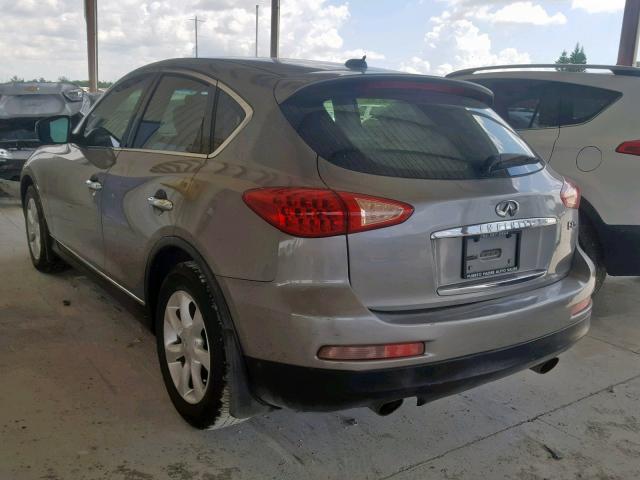 JN1AJ0HP6AM702212 - 2010 INFINITI EX35 BASE GRAY photo 3