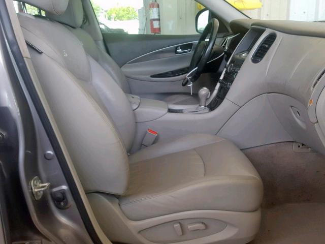 JN1AJ0HP6AM702212 - 2010 INFINITI EX35 BASE GRAY photo 5
