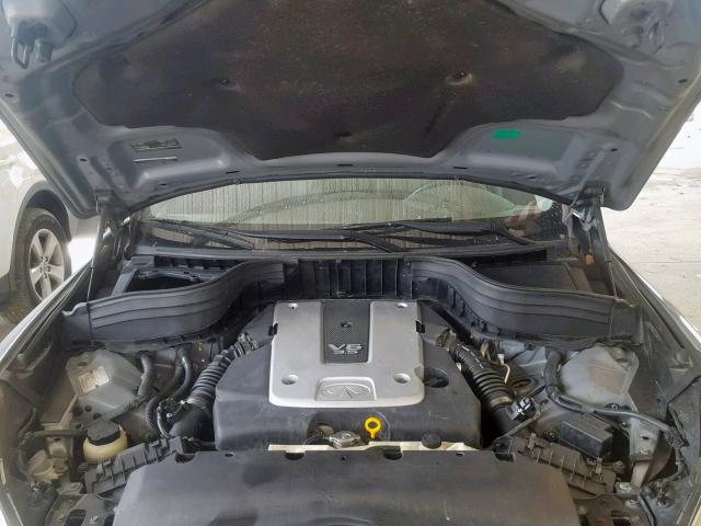 JN1AJ0HP6AM702212 - 2010 INFINITI EX35 BASE GRAY photo 7