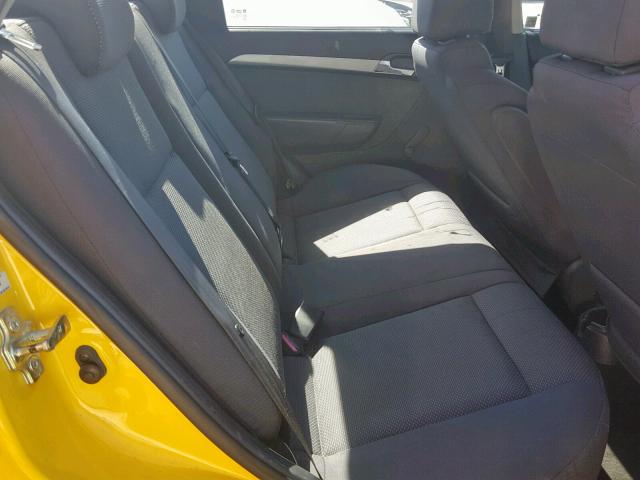 KL1TD56E39B393289 - 2009 CHEVROLET AVEO LS YELLOW photo 6