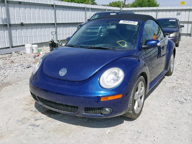 3VWSF31Y56M333164 - 2006 VOLKSWAGEN NEW BEETLE Mavi foto 2