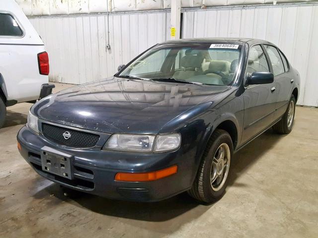 JN1CA21D6ST011161 - 1995 NISSAN MAXIMA GLE GREEN photo 2