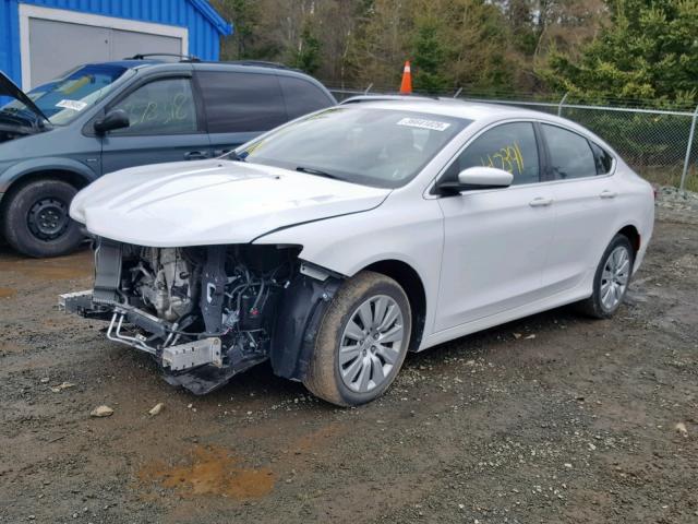 1C3CCCFB4FN749415 - 2015 CHRYSLER 200 LX WHITE photo 2