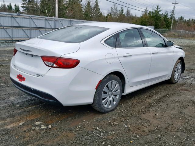 1C3CCCFB4FN749415 - 2015 CHRYSLER 200 LX WHITE photo 4