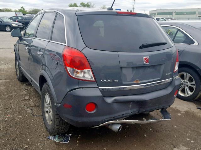 3GSDL43N48S596925 - 2008 SATURN VUE XE GRAY photo 3