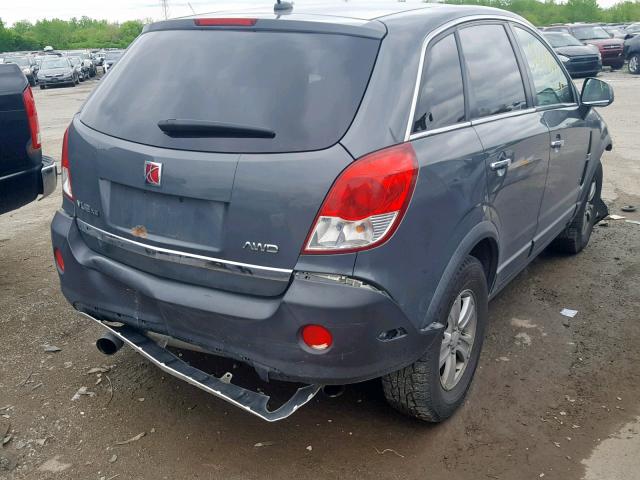 3GSDL43N48S596925 - 2008 SATURN VUE XE GRAY photo 4