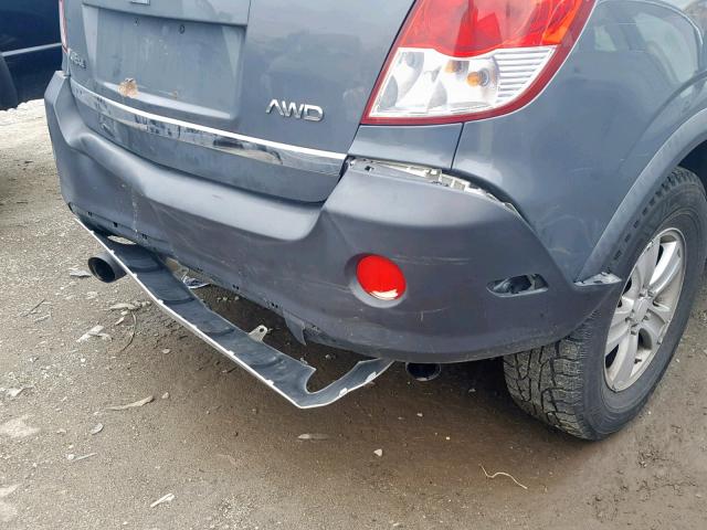 3GSDL43N48S596925 - 2008 SATURN VUE XE GRAY photo 9