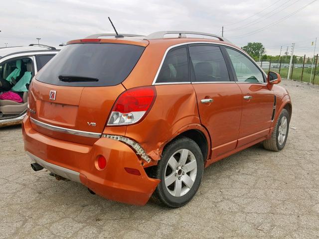 3GSCL53758S503283 - 2008 SATURN VUE XR ORANGE photo 4