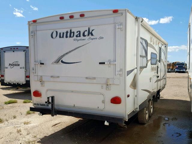 4YDT23024AB451459 - 2010 KEYSTONE OUTBACK WHITE photo 4