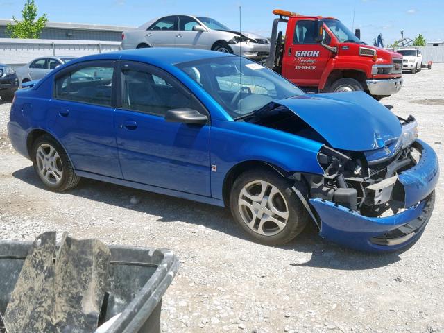 1G8AL52F13Z138893 - 2003 SATURN ION LEVEL BLUE photo 1