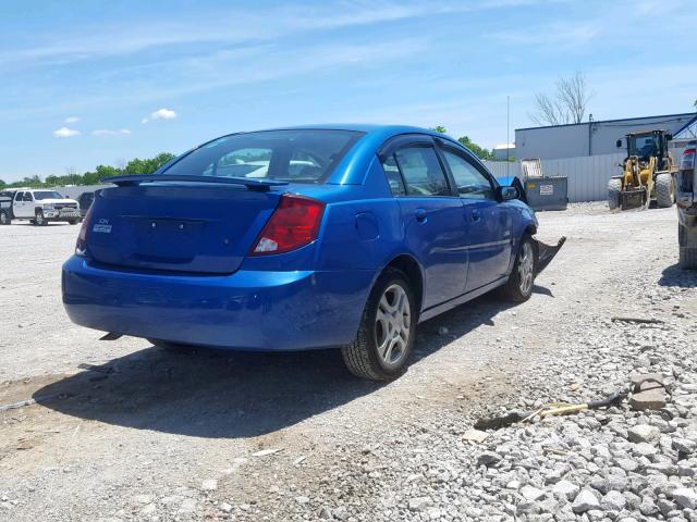 1G8AL52F13Z138893 - 2003 SATURN ION LEVEL BLUE photo 4