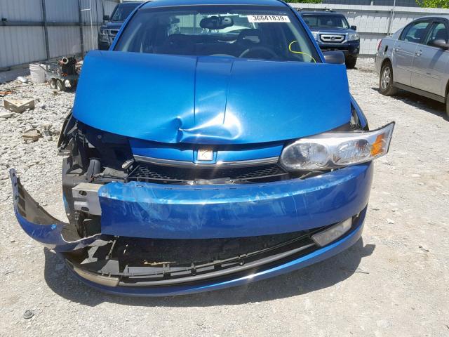 1G8AL52F13Z138893 - 2003 SATURN ION LEVEL BLUE photo 9