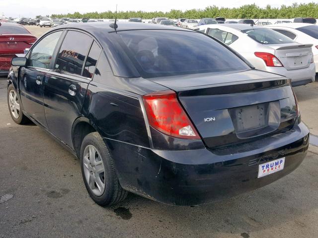 1G8AJ55F47Z118418 - 2007 SATURN ION LEVEL BLACK photo 3