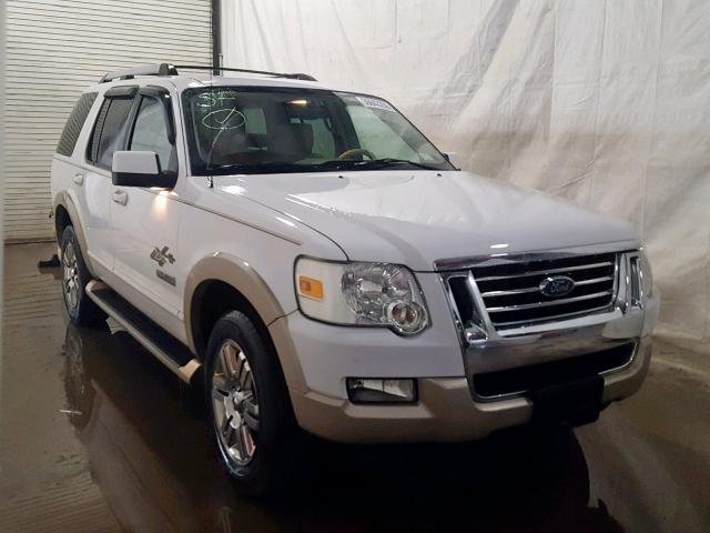 1FMEU74E66UB53732 - 2006 FORD EXPLORER E WHITE photo 1