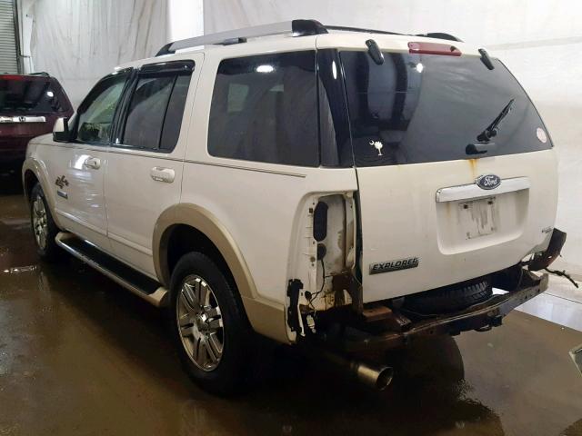 1FMEU74E66UB53732 - 2006 FORD EXPLORER E WHITE photo 3