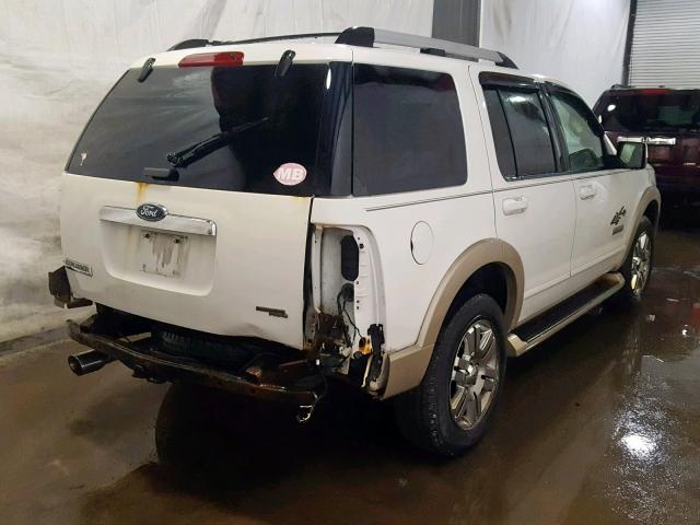 1FMEU74E66UB53732 - 2006 FORD EXPLORER E WHITE photo 4