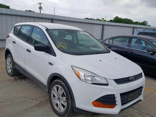 1FMCU0F71DUD88016 - 2013 FORD ESCAPE S WHITE photo 1