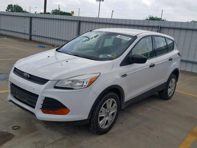 1FMCU0F71DUD88016 - 2013 FORD ESCAPE S WHITE photo 2