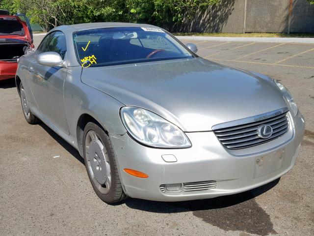 JTHFN48Y820031754 - 2002 LEXUS SC 430 SILVER photo 1