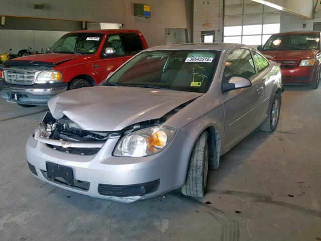 1G1AL18F067860953 - 2006 CHEVROLET COBALT LT SILVER photo 2