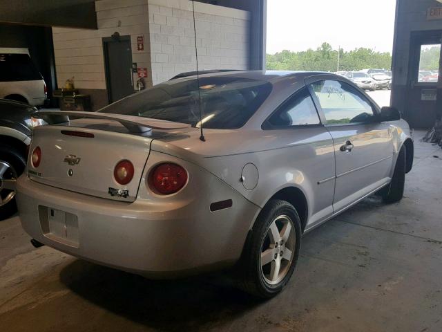 1G1AL18F067860953 - 2006 CHEVROLET COBALT LT SILVER photo 4