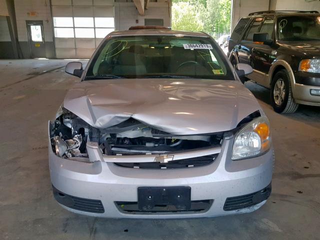 1G1AL18F067860953 - 2006 CHEVROLET COBALT LT SILVER photo 9