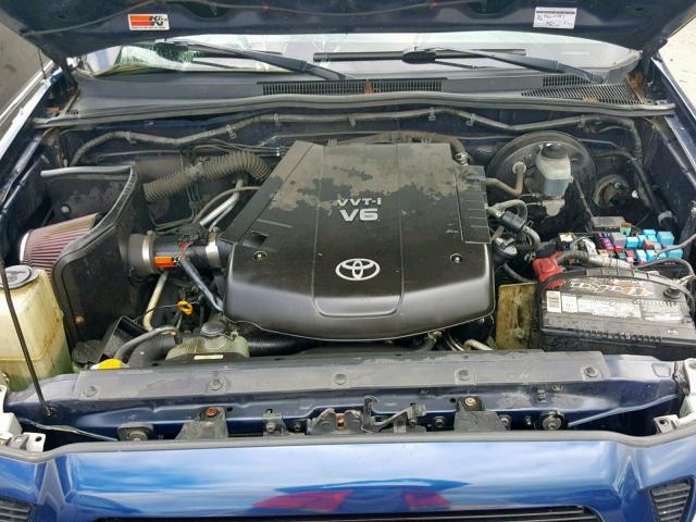 5TETU62N26Z222450 - 2006 TOYOTA TACOMA PRE BLUE photo 7