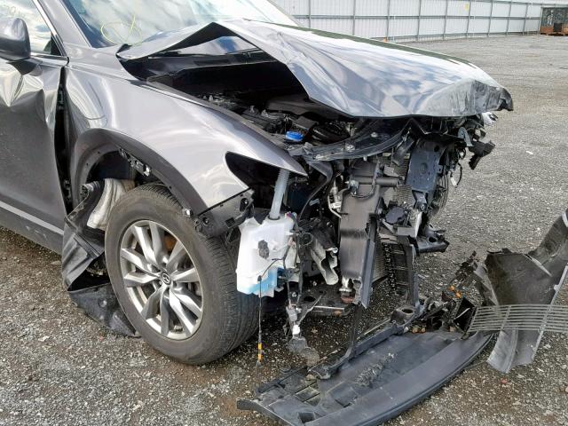 JM3TCBCY8G0109163 - 2016 MAZDA CX-9 TOURI GRAY photo 9