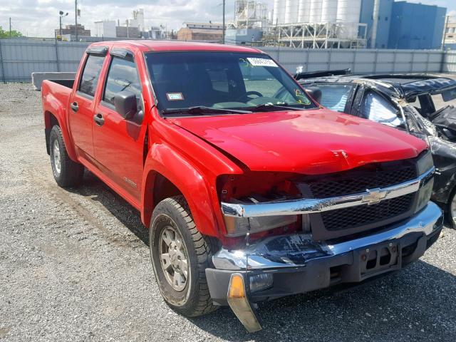 1GCDS136058205778 - 2005 CHEVROLET COLORADO RED photo 1