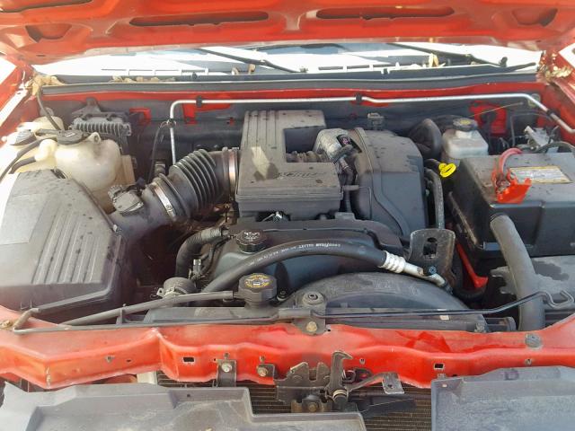 1GCDS136058205778 - 2005 CHEVROLET COLORADO RED photo 7