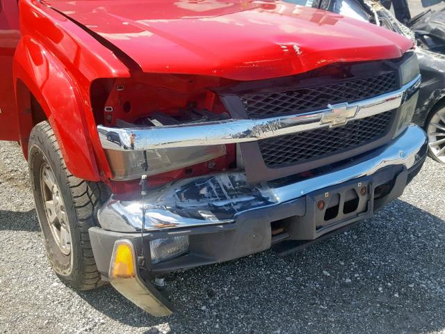 1GCDS136058205778 - 2005 CHEVROLET COLORADO RED photo 9