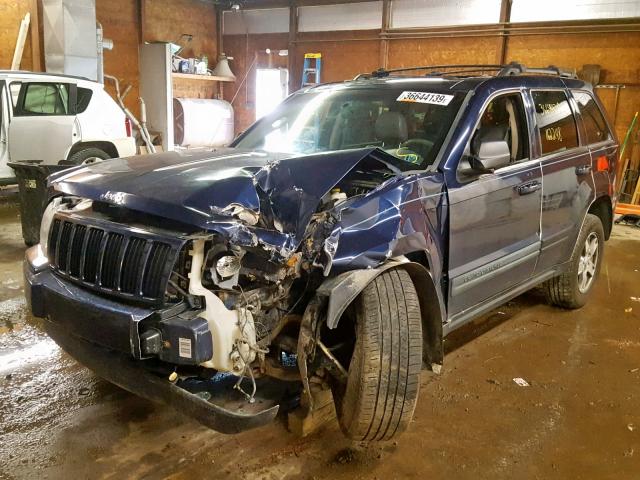 1J8GR48K76C262955 - 2006 JEEP GRAND CHER BLUE photo 2