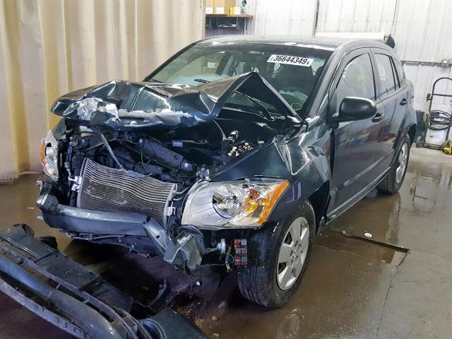 1B3HB28B07D588436 - 2007 DODGE CALIBER BLUE photo 2