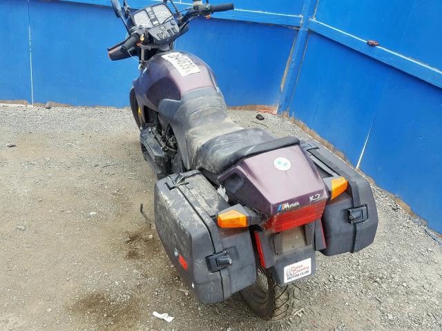 WB1057103M0133671 - 1991 BMW K75 PURPLE photo 3