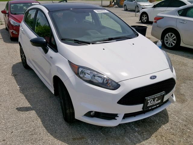 3FADP4DJ7KM129902 - 2019 FORD FIESTA ST WHITE photo 1