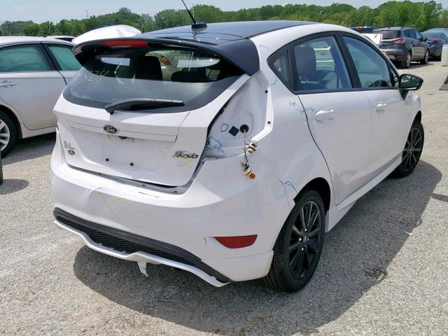 3FADP4DJ7KM129902 - 2019 FORD FIESTA ST WHITE photo 4